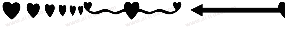 SC Hearts字体转换